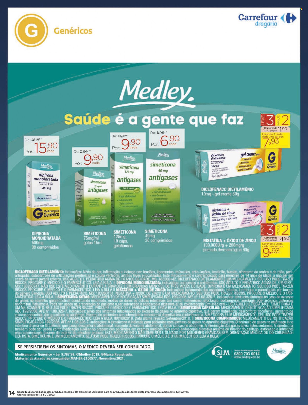 Folheto Carrefour Drogaria - 01/01/2022 - 31/01/2022. Página 14