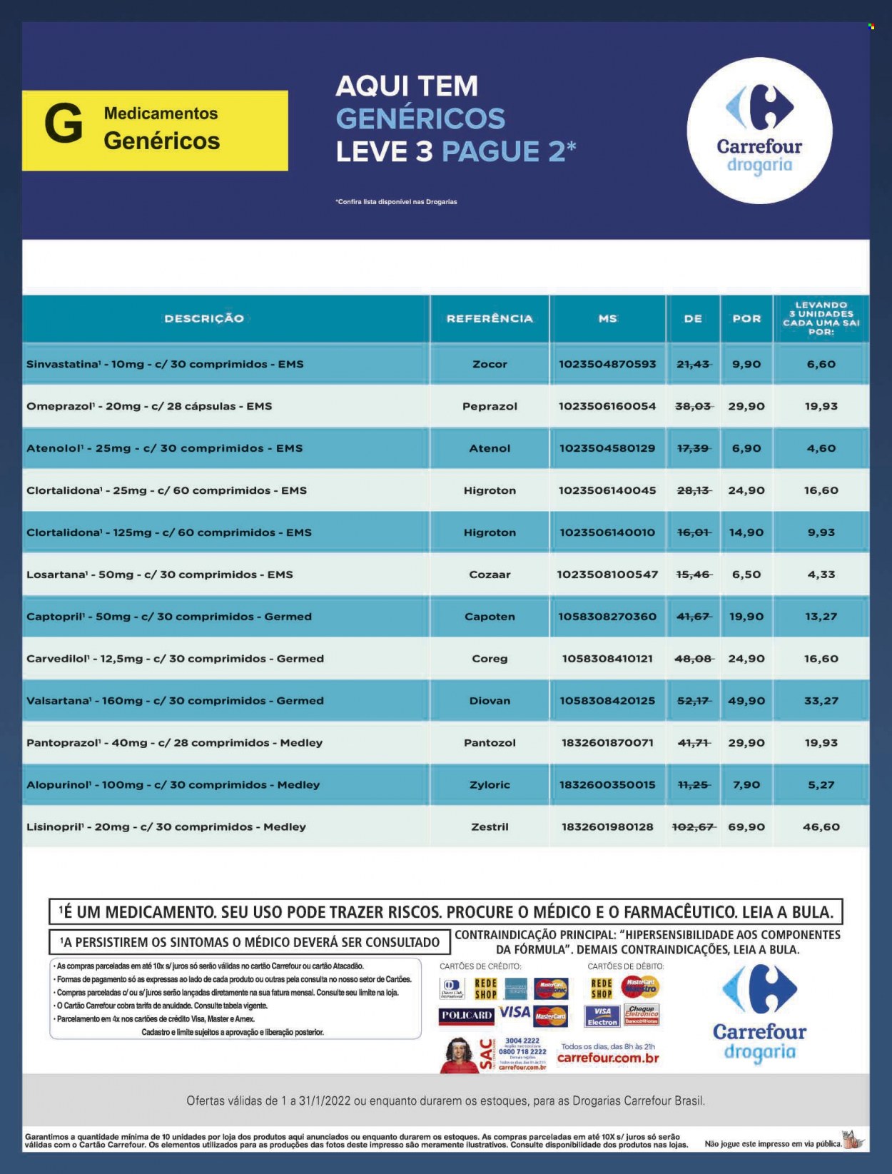 Folheto Carrefour Drogaria - 01/01/2022 - 31/01/2022. Página 15