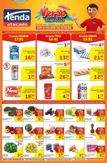 Folheto Tenda Atacado - 17/01/2022 - 19/01/2022.