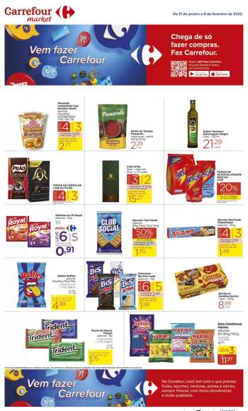 Folheto Carrefour Market - 17/01/2022 - 06/02/2022.