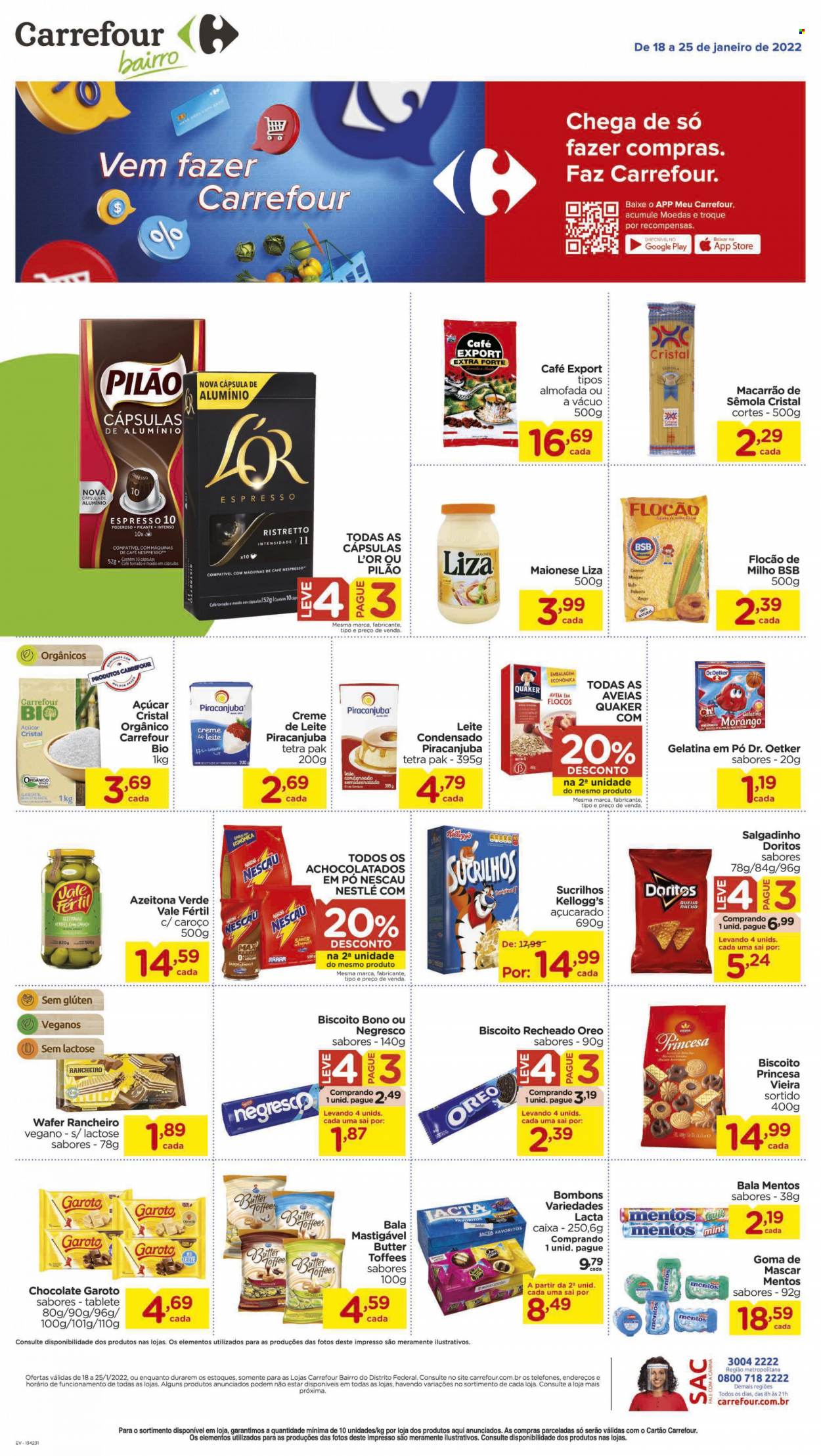 Folheto Carrefour Bairro - 18/01/2022 - 25/01/2022. Página 1