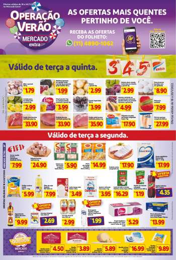 Folheto Mercado Extra - 18/01/2022 - 24/01/2022.