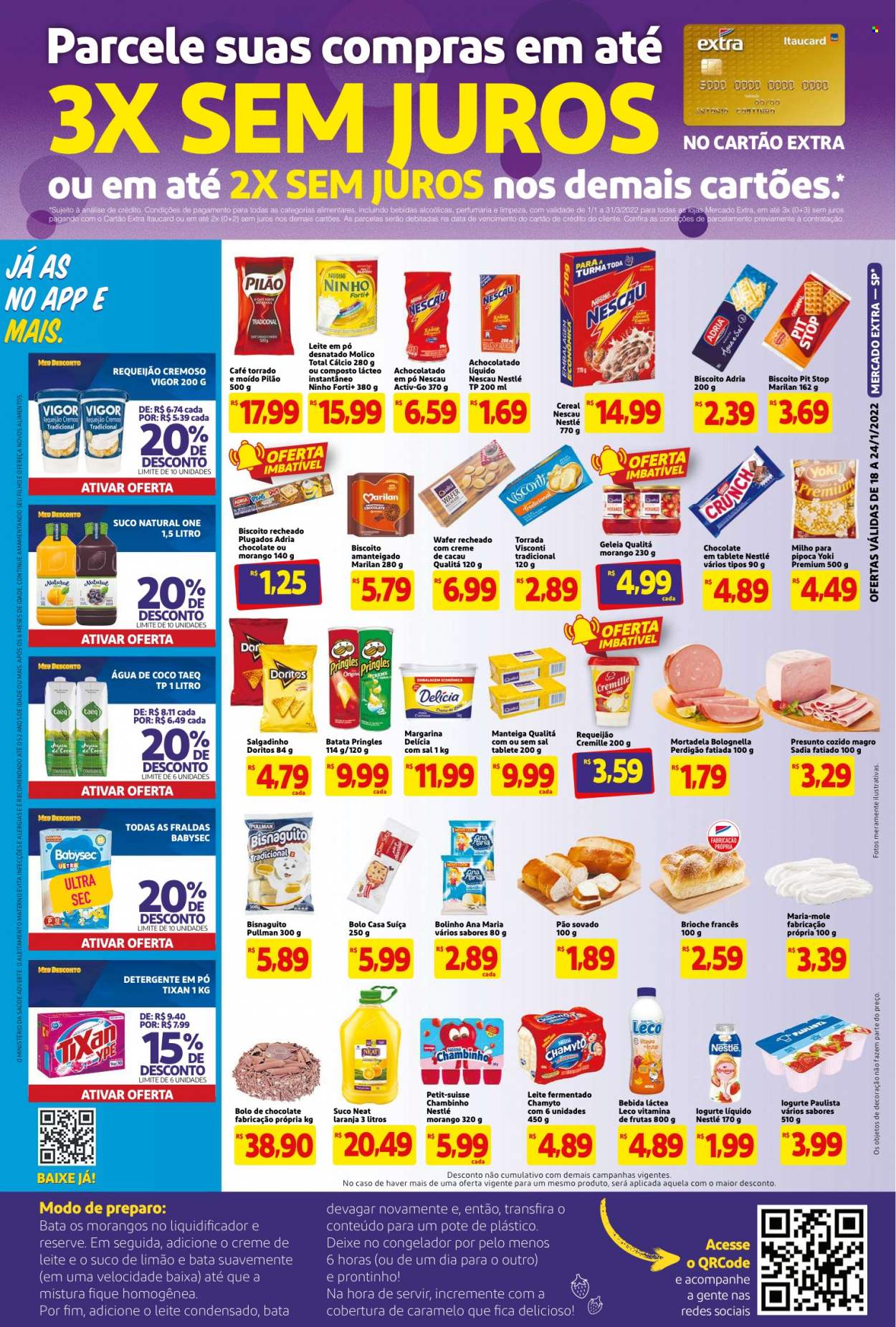 Folheto Mercado Extra - 18/01/2022 - 24/01/2022. Página 3