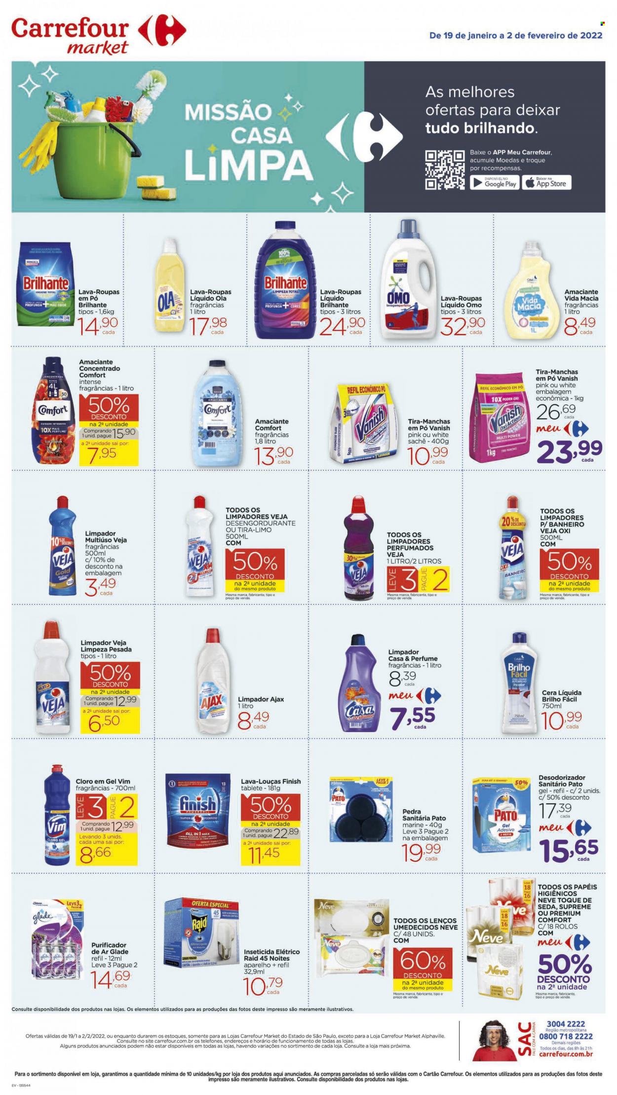 Folheto Carrefour Market - 19/01/2022 - 02/02/2022. Página 1