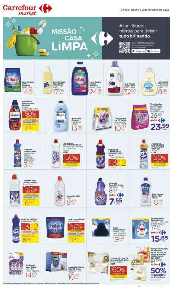 Folheto Carrefour Market - 19/01/2022 - 02/02/2022.