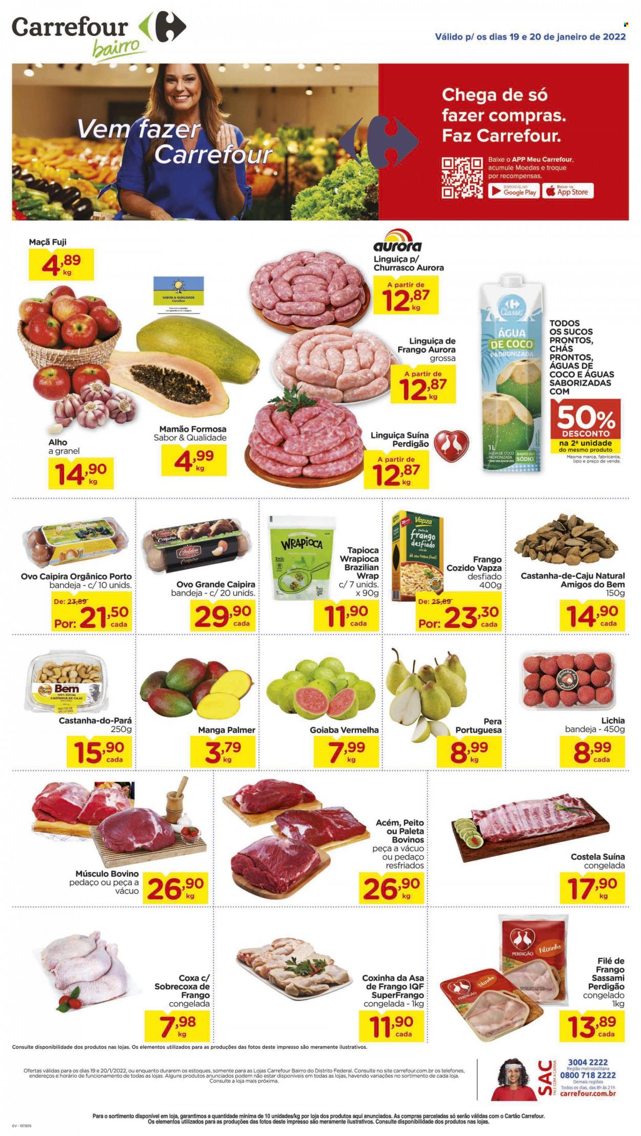 Folheto Carrefour Bairro - 19/01/2022 - 20/01/2022. Página 1