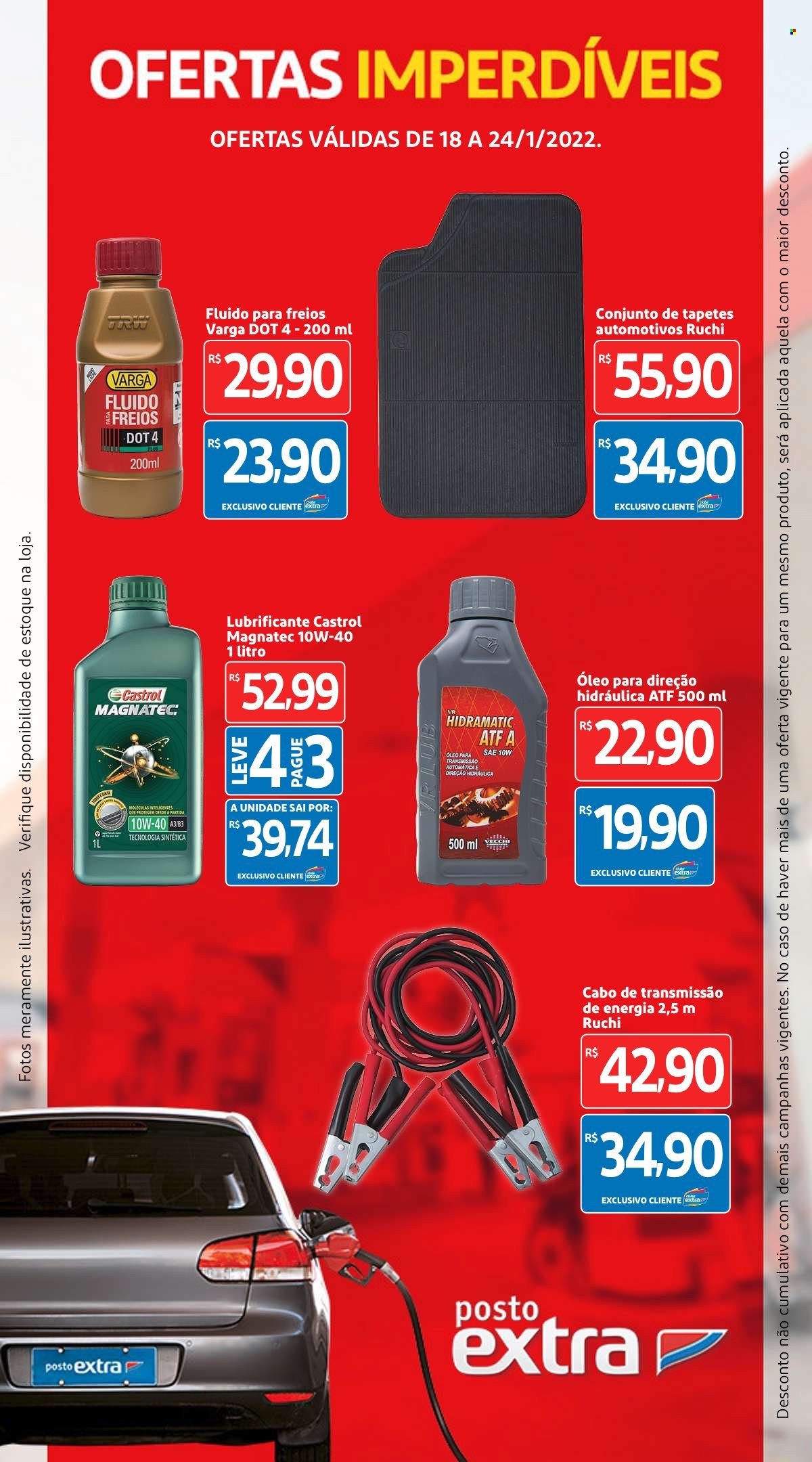 Folheto Postos Extra - 18/01/2022 - 24/01/2022. Página 1