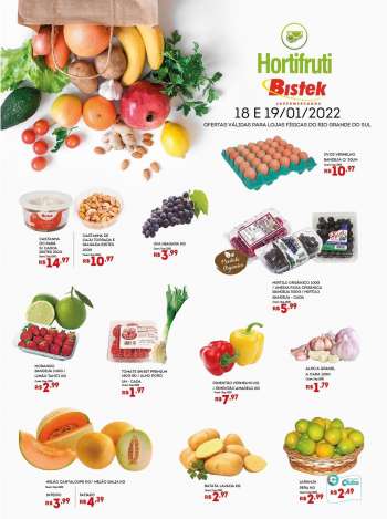 Folheto Bistek Supermercados - 18/01/2022 - 19/01/2022.