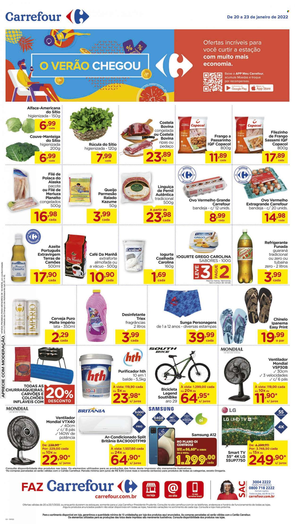 Folheto Carrefour Hiper - 20/01/2022 - 23/01/2022. Página 1