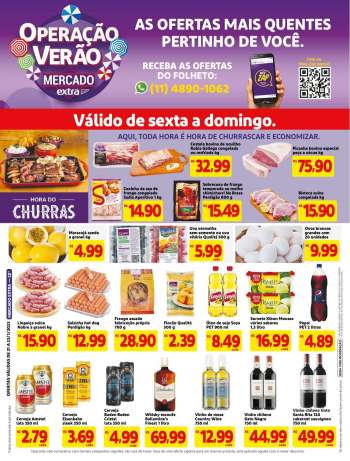 Folheto Mercado Extra - 21/01/2022 - 23/01/2022.