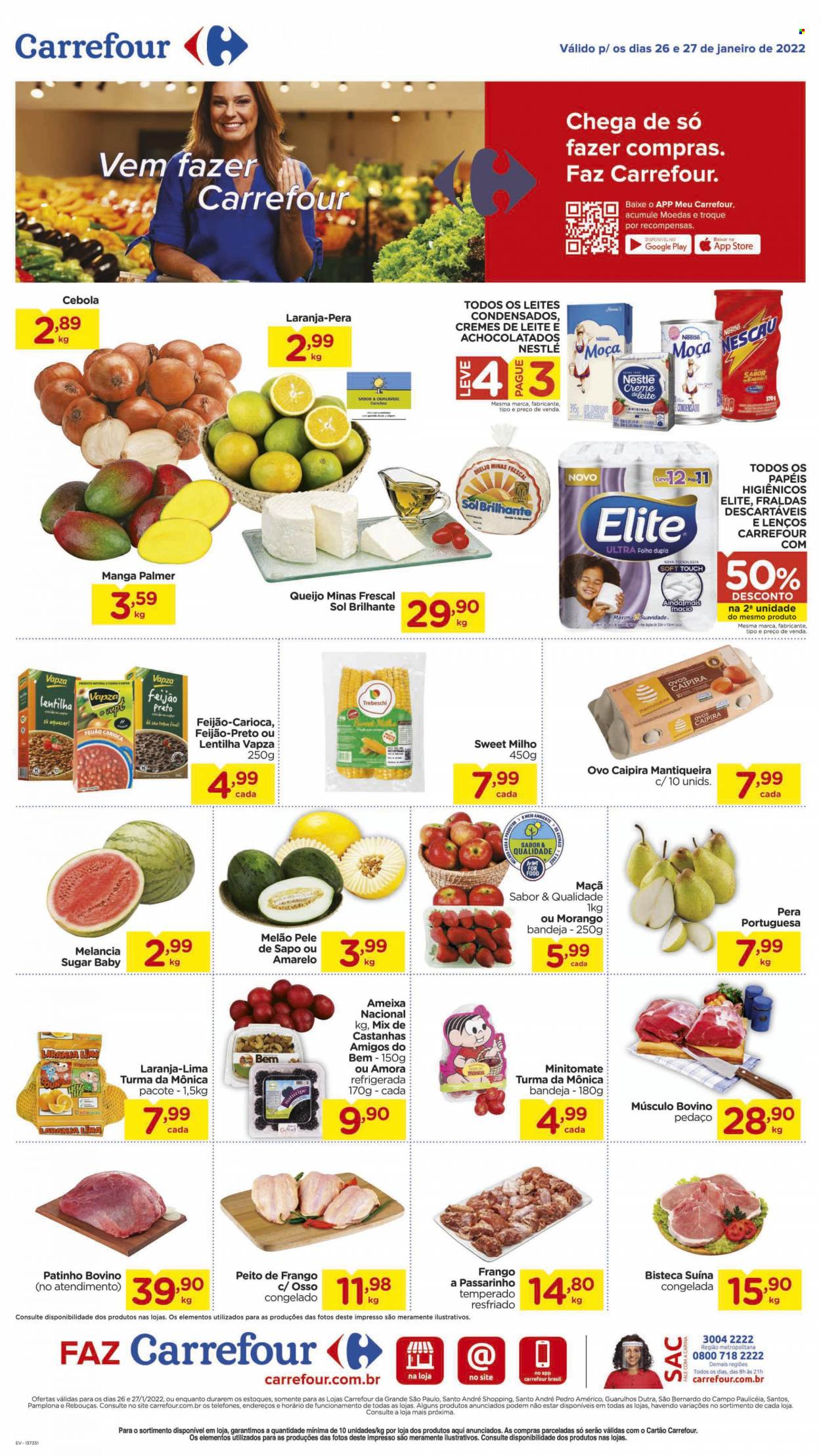 Folheto Carrefour Hiper - 26/01/2022 - 27/01/2022. Página 1