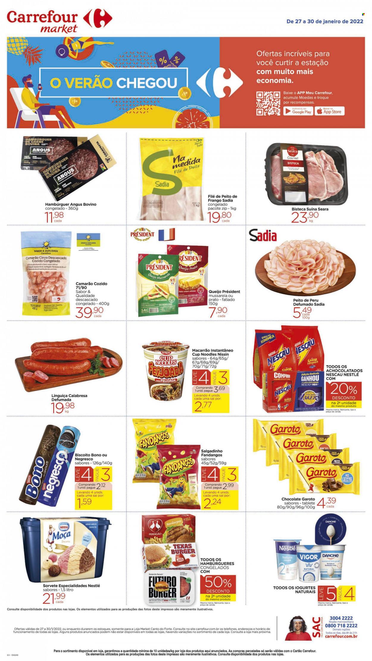 Folheto Carrefour Market - 27/01/2022 - 30/01/2022. Página 1