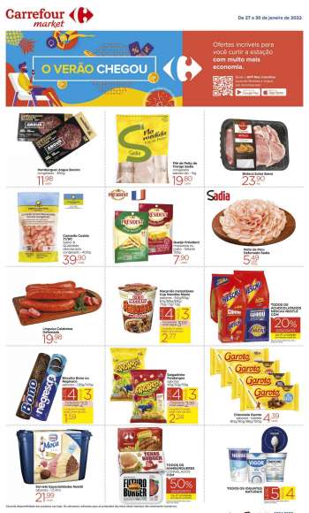 Folheto Carrefour Market - 27/01/2022 - 30/01/2022.