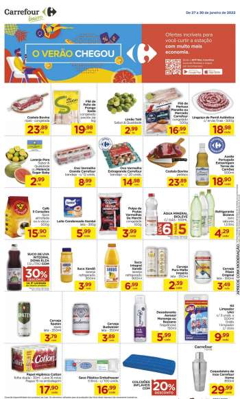 Folheto Carrefour Bairro - 27/01/2022 - 30/01/2022.