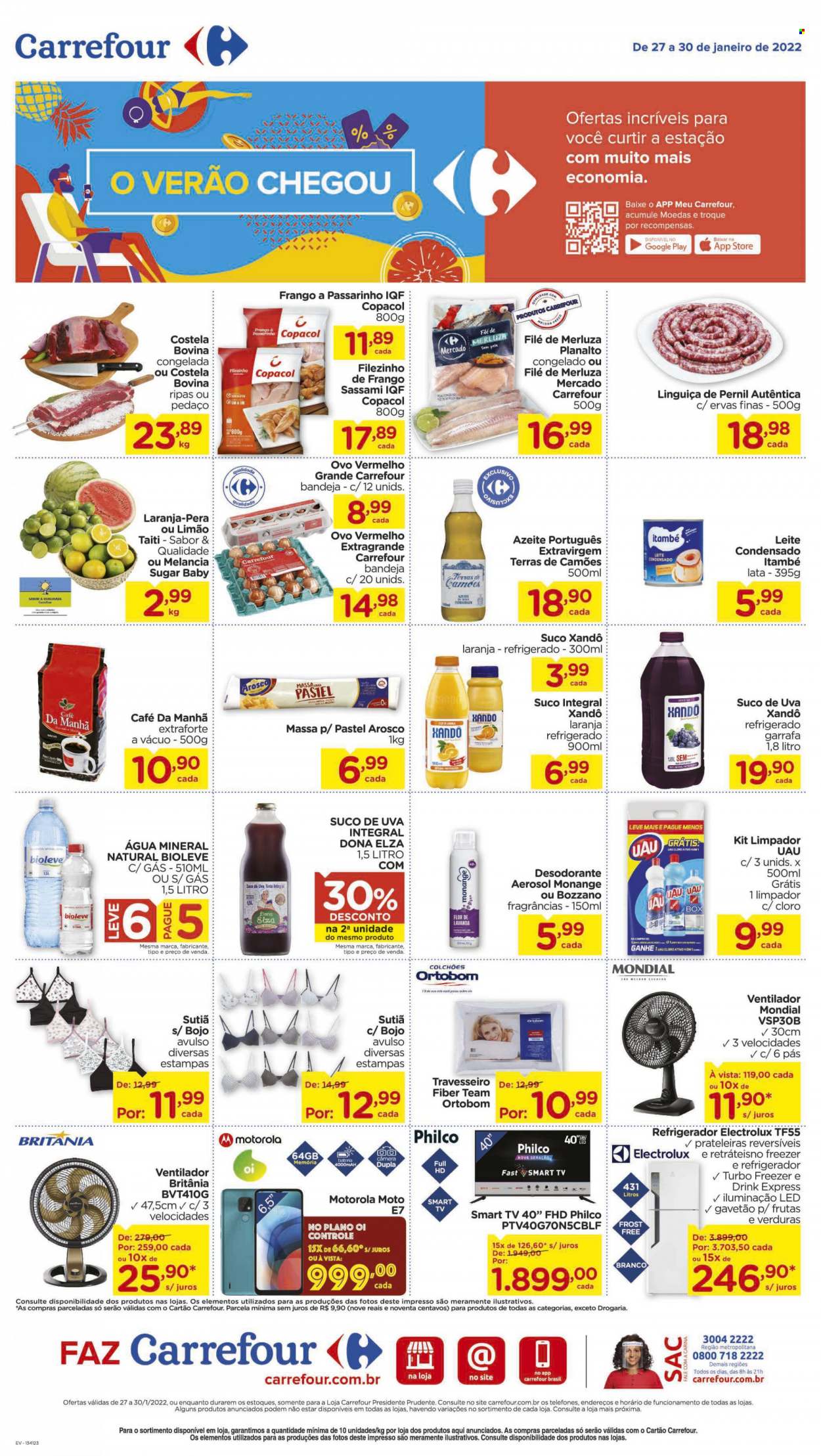 Folheto Carrefour Hiper - 27/01/2022 - 30/01/2022. Página 1