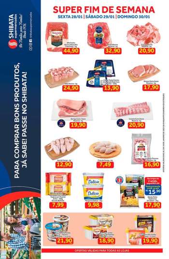 Folheto Shibata Supermercados - 28/01/2022 - 30/01/2022.