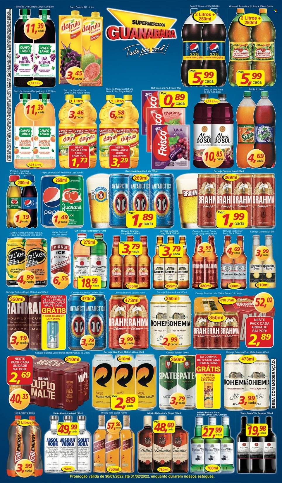 Folheto Supermercados Guanabara - 30/01/2022 - 01/02/2022. Página 7