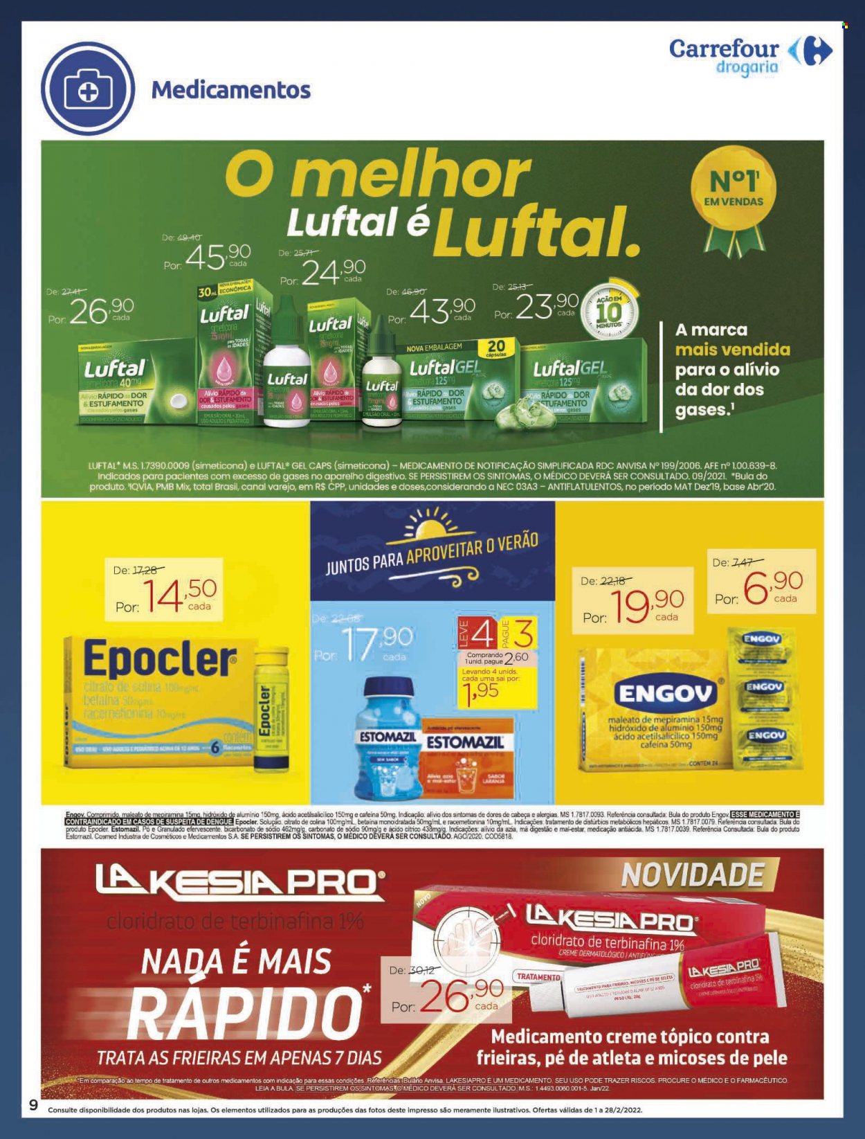 Folheto Carrefour Drogaria - 01/02/2022 - 28/02/2022. Página 9