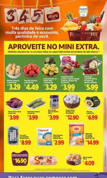Folheto Mini Extra - 01/02/2022 - 03/02/2022.