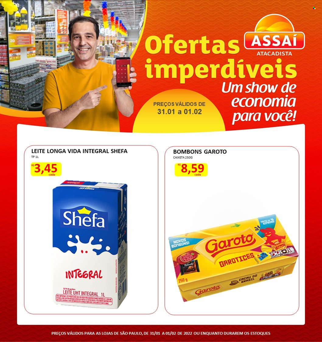 Folheto Assaí Atacadista - 31/01/2022 - 01/02/2022. Página 1