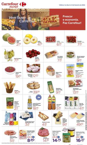 Folheto Carrefour Market - 02/02/2022 - 03/02/2022.