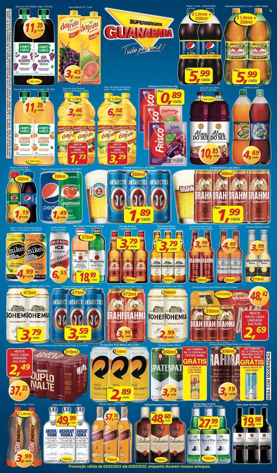 Folheto Supermercados Guanabara - 02/02/2022 - 03/02/2022. Página 7