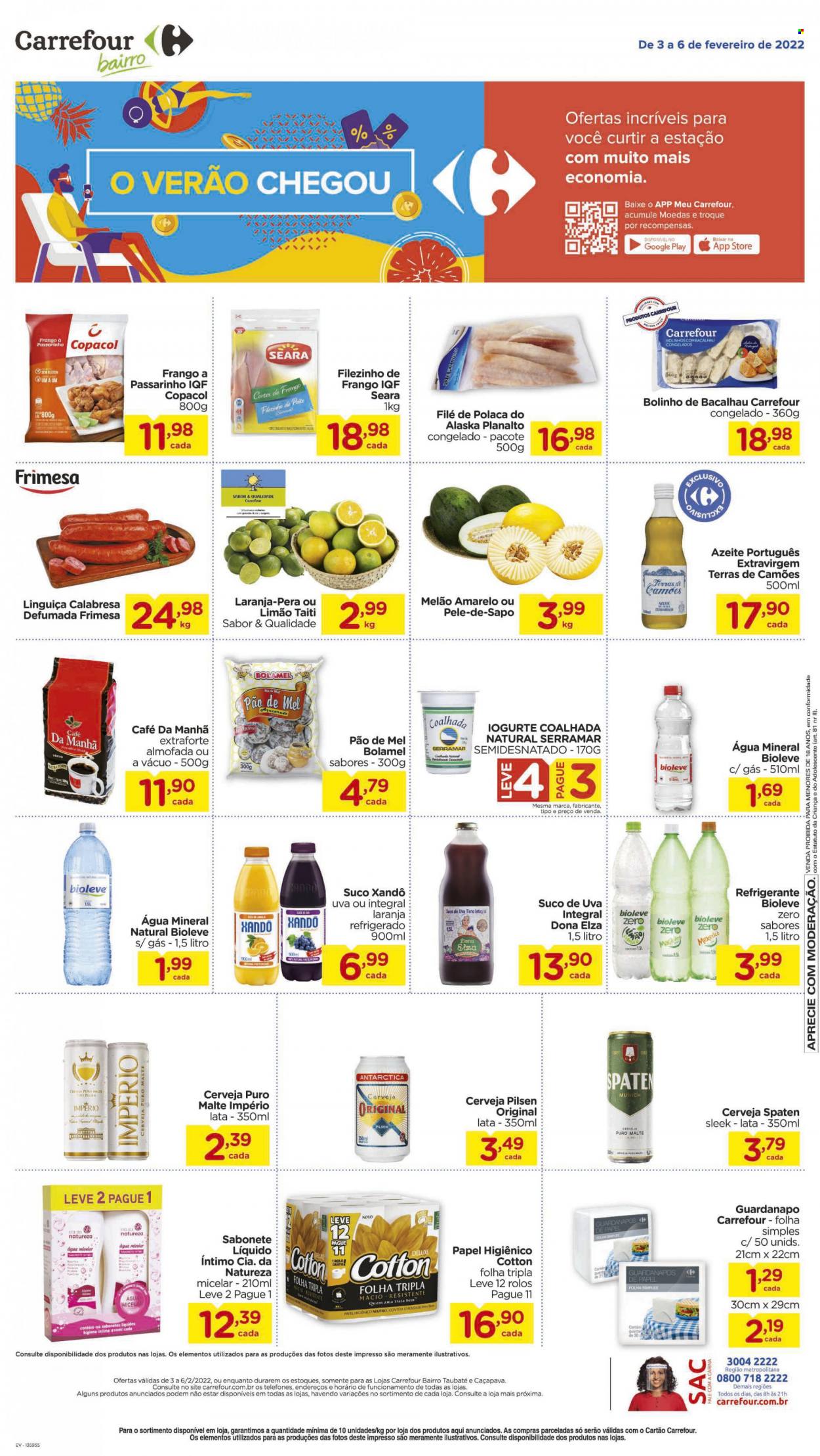 Folheto Carrefour Bairro - 03/02/2022 - 06/02/2022. Página 1