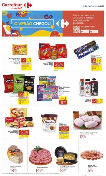 Folheto Carrefour Market - 03/02/2022 - 06/02/2022.