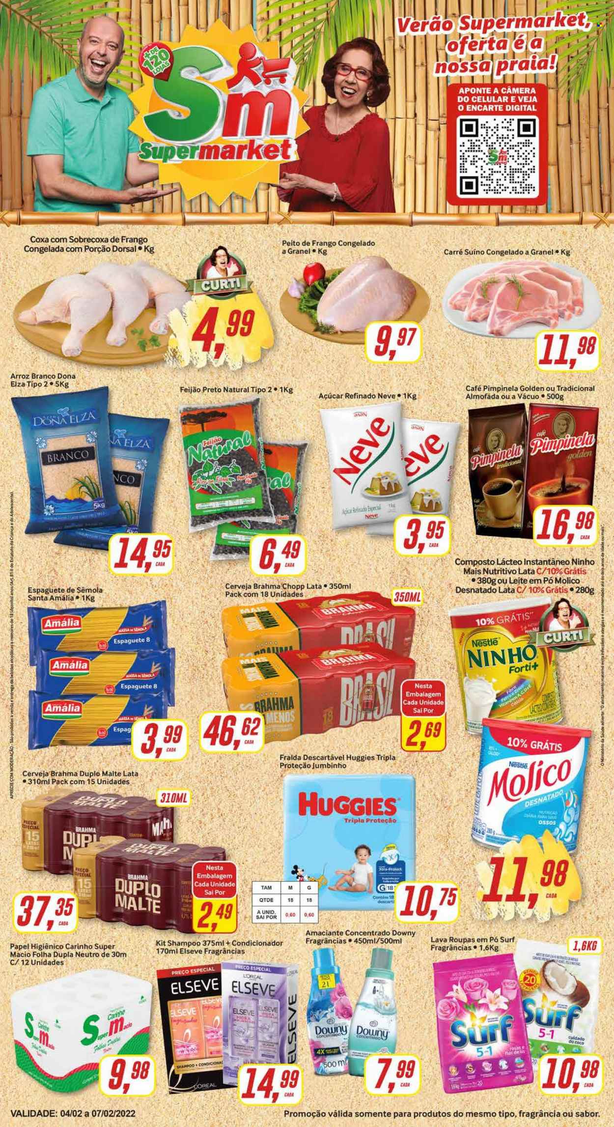 Folheto Rede Supermarket - 04/02/2022 - 07/02/2022. Página 1