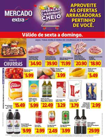 Folheto Mercado Extra - 04/02/2022 - 06/02/2022.