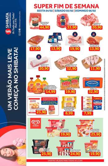 Folheto Shibata Supermercados - 04/02/2022 - 06/02/2022.