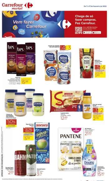 Folheto Carrefour Market - 07/02/2022 - 17/02/2022.