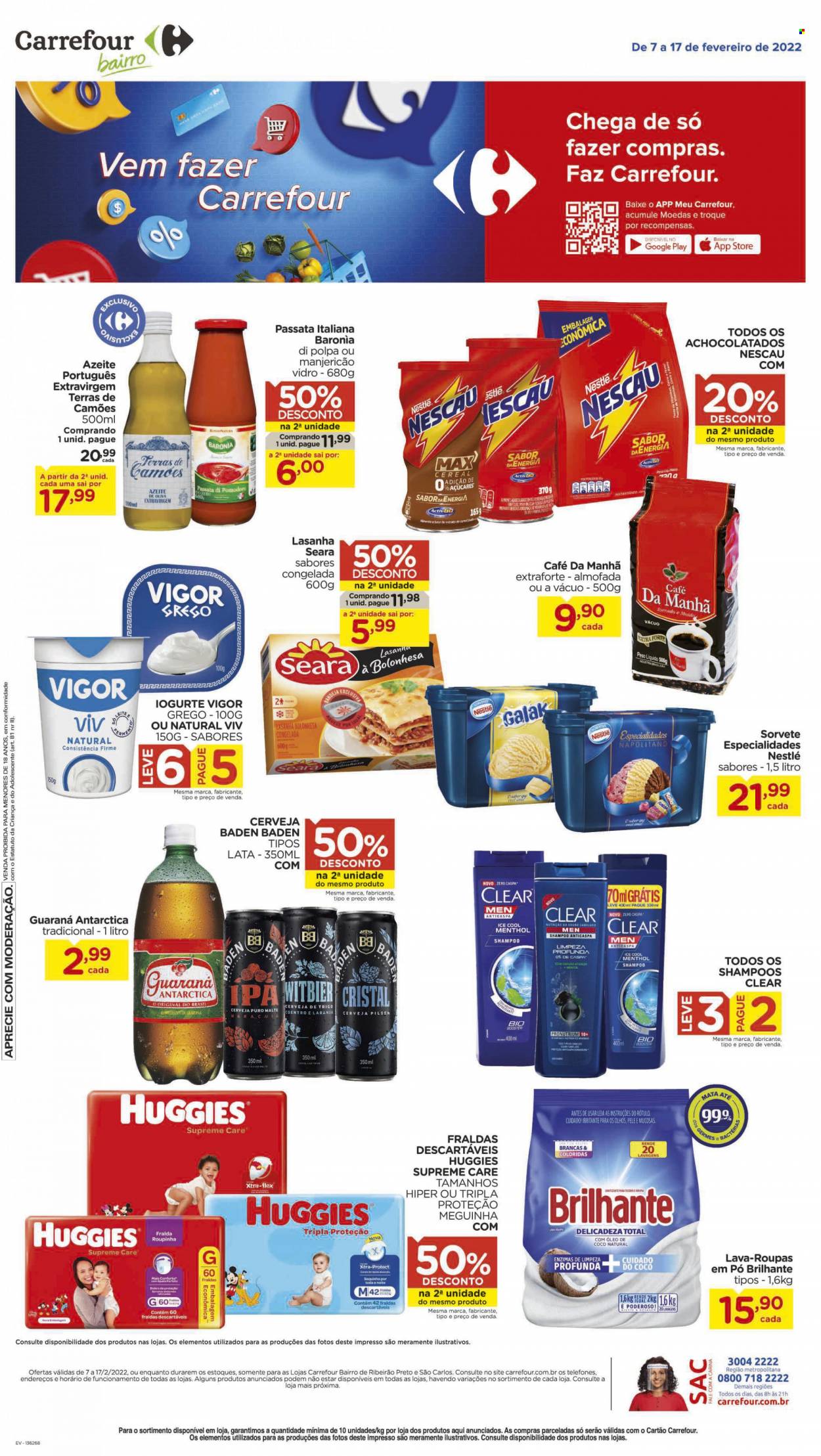 Folheto Carrefour Bairro - 07/02/2022 - 17/02/2022. Página 1