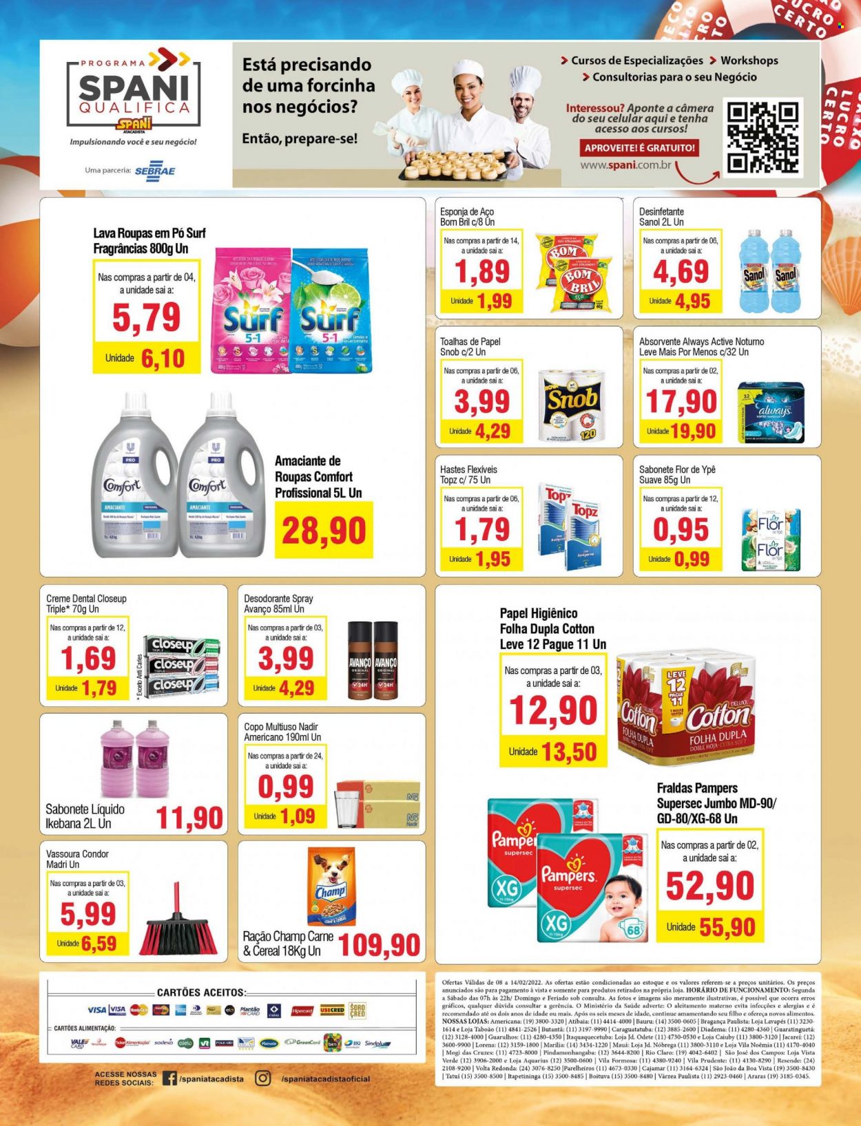 Folheto Spani Atacadista - 08/02/2022 - 14/02/2022. Página 4