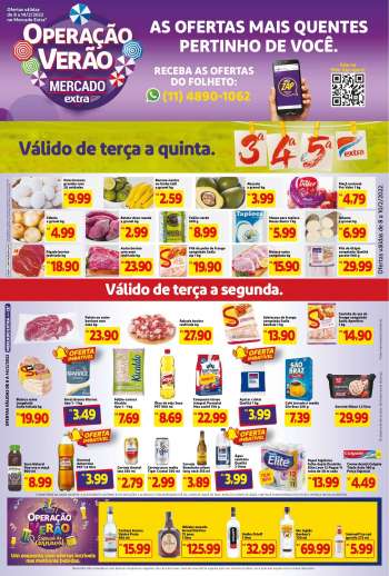Folheto Mercado Extra - 08/02/2022 - 14/02/2022.