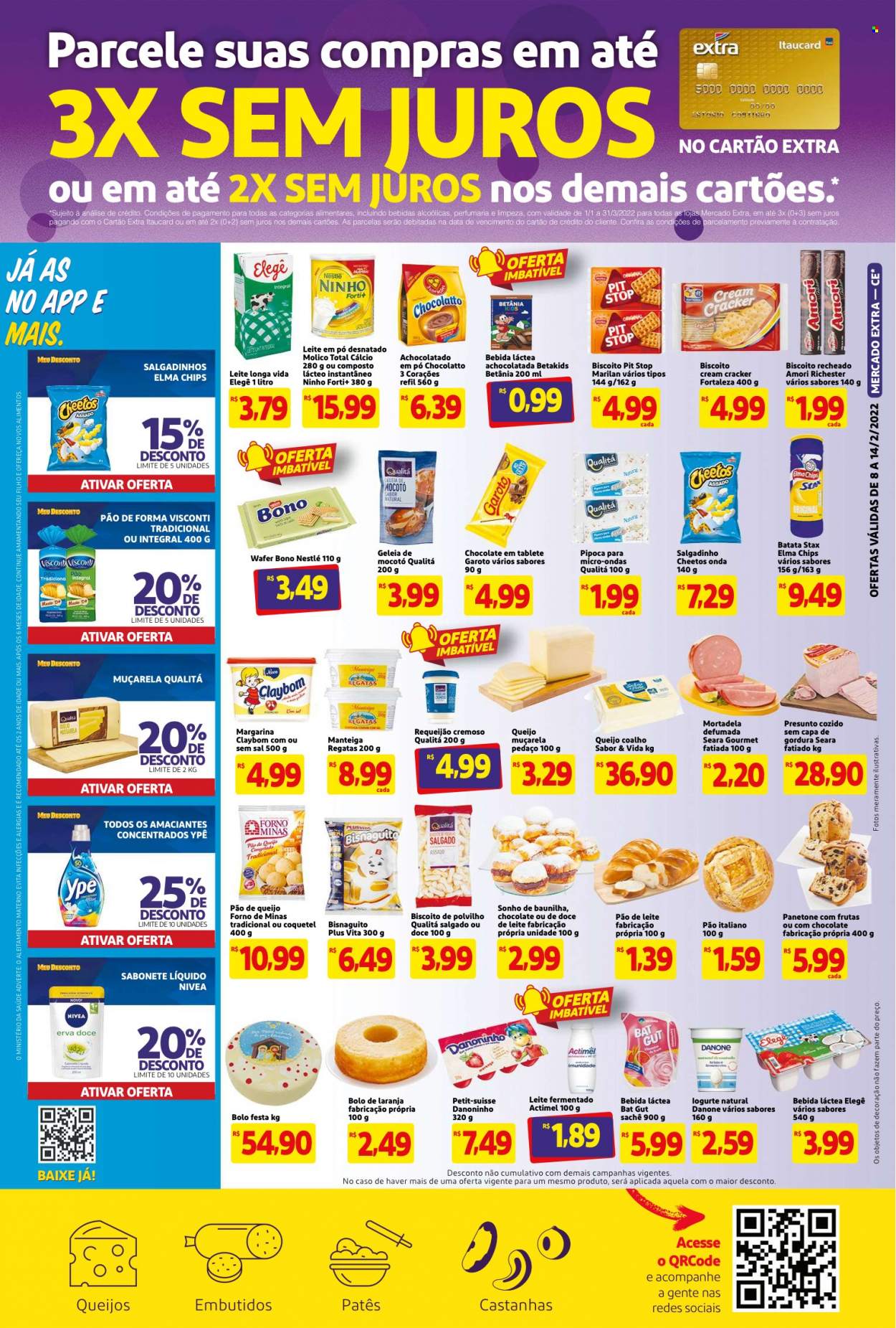Folheto Mercado Extra - 08/02/2022 - 14/02/2022. Página 3