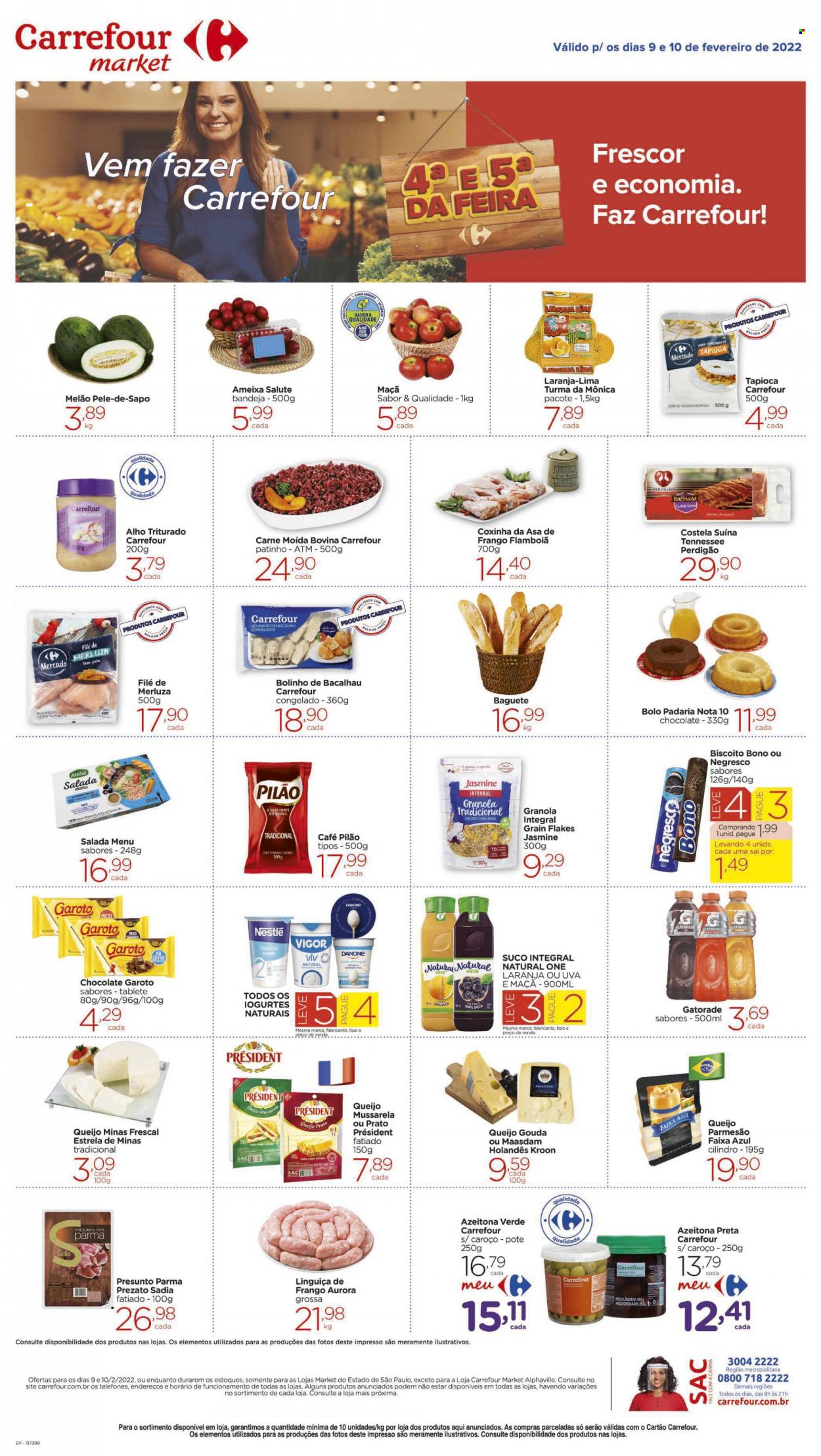 Folheto Carrefour Market - 09/02/2022 - 10/02/2022. Página 1
