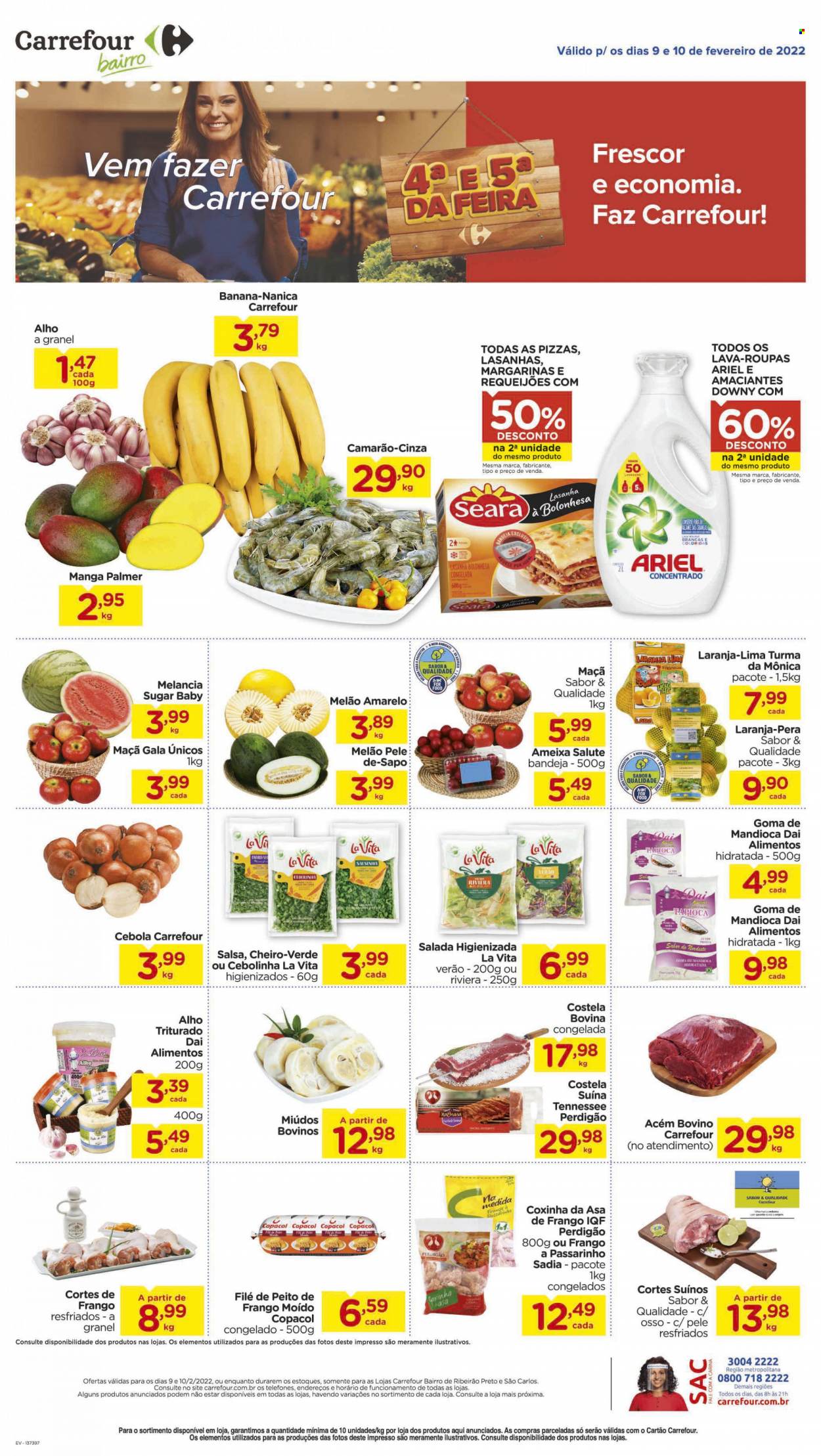 Folheto Carrefour Bairro - 09/02/2022 - 10/02/2022. Página 1