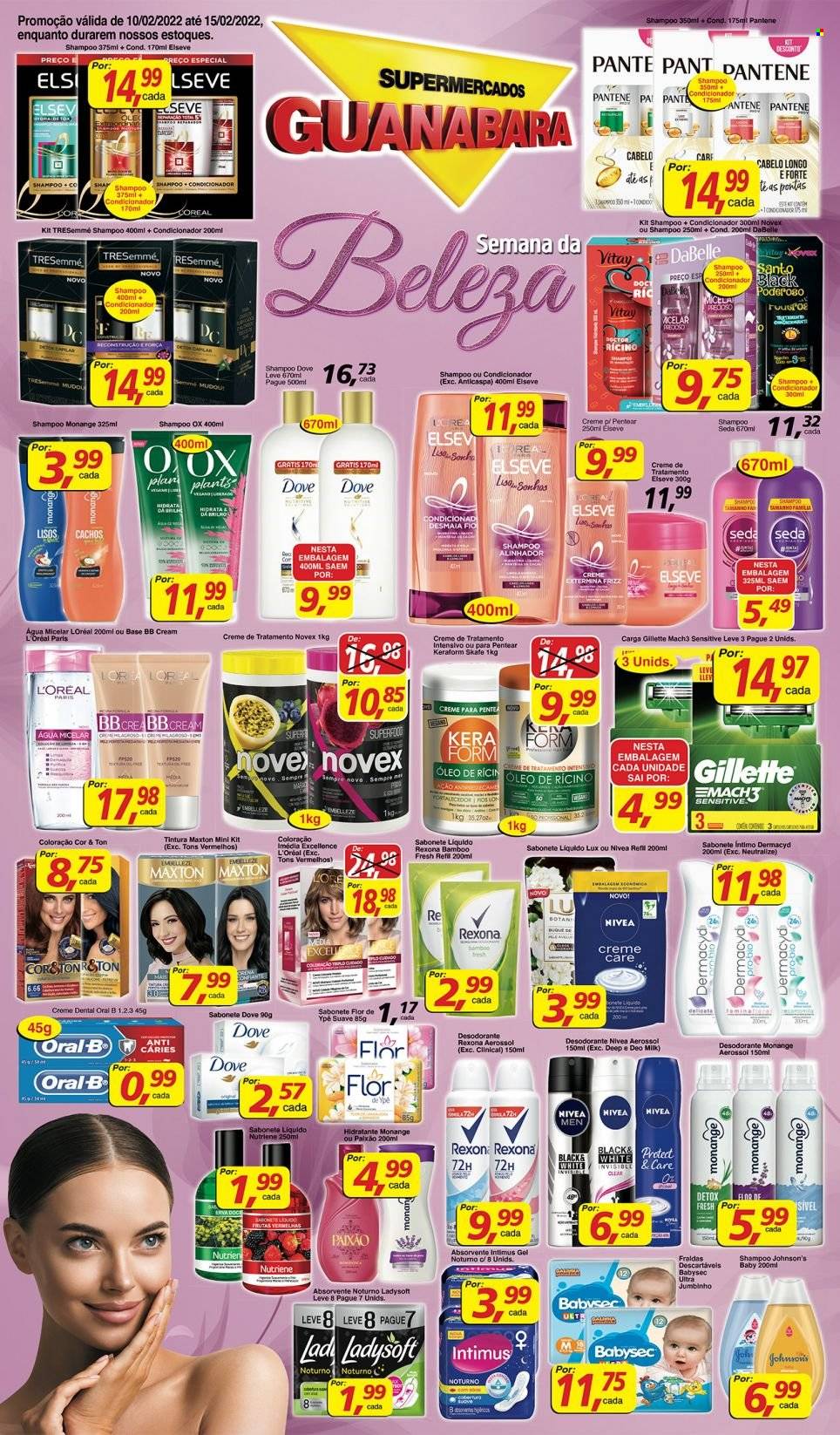 Folheto Supermercados Guanabara - 10/02/2022 - 15/02/2022. Página 1