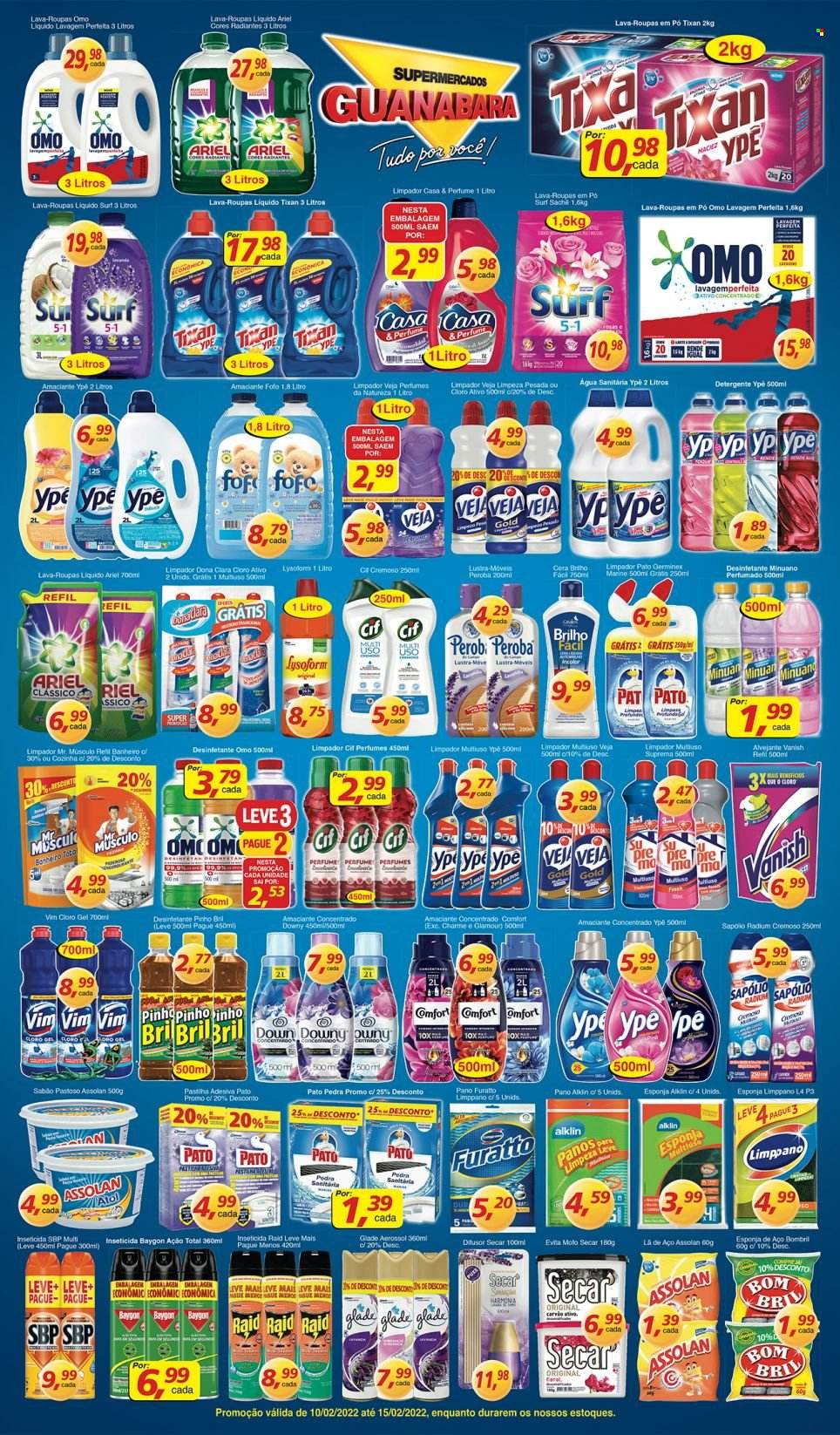 Folheto Supermercados Guanabara - 10/02/2022 - 15/02/2022. Página 6