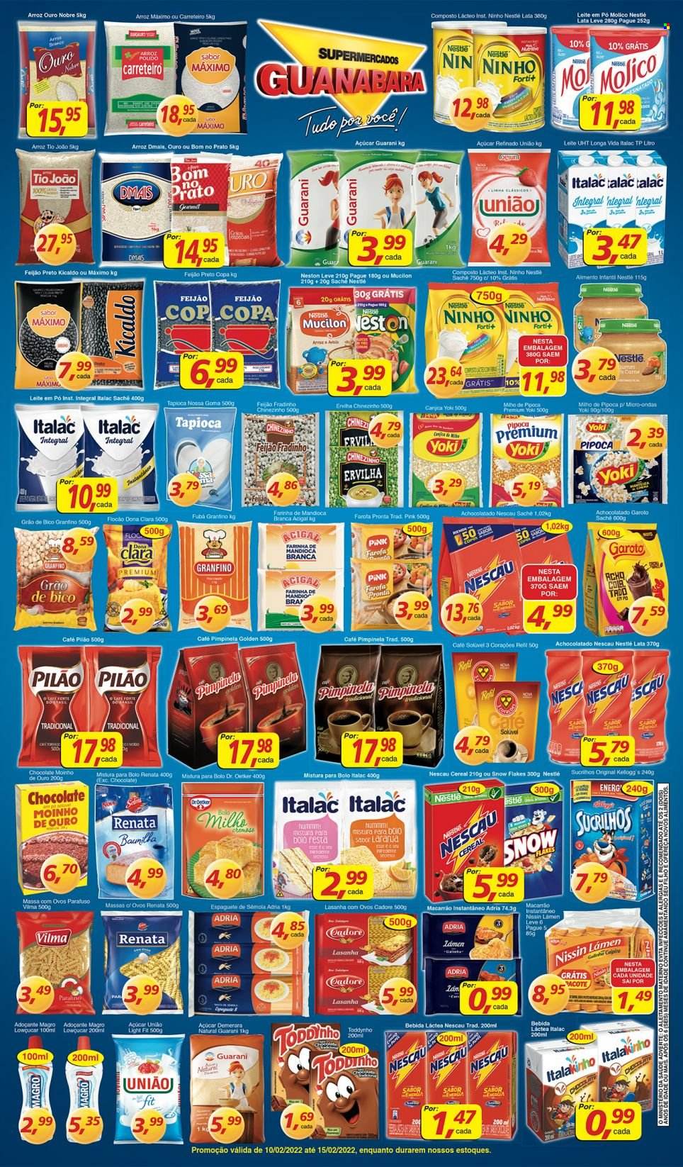 Folheto Supermercados Guanabara - 10/02/2022 - 15/02/2022. Página 11