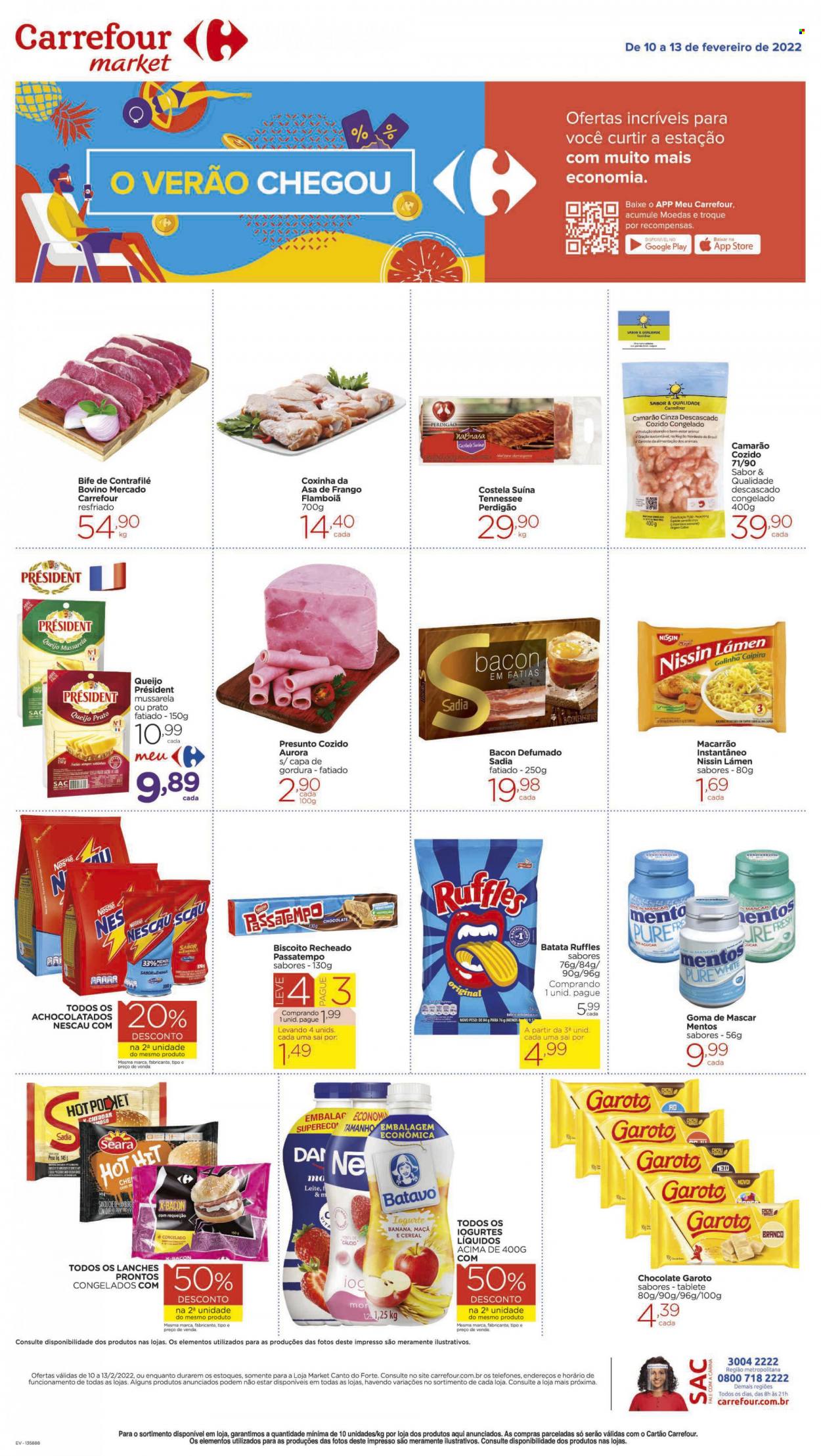 Folheto Carrefour Market - 10/02/2022 - 13/02/2022. Página 1