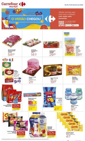 Folheto Carrefour Market - 10/02/2022 - 13/02/2022.