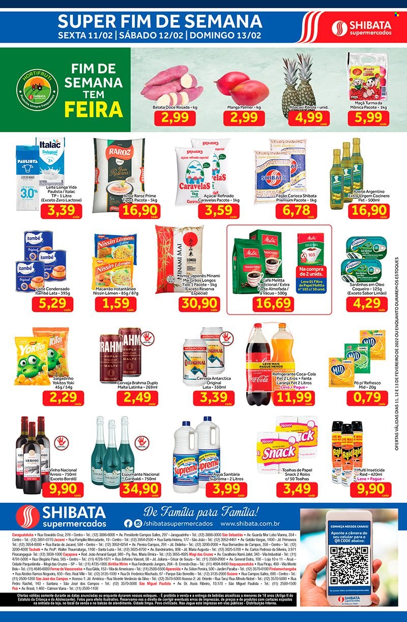 Folheto Shibata Supermercados - 11/02/2022 - 13/02/2022. Página 2