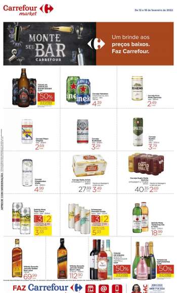Folheto Carrefour Market - 12/02/2022 - 16/02/2022.