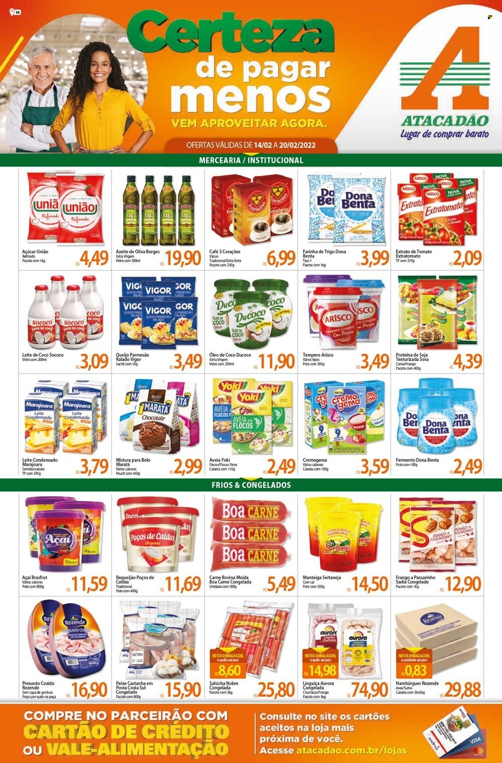 Folheto Atacadão - 14/02/2022 - 20/02/2022. Página 1