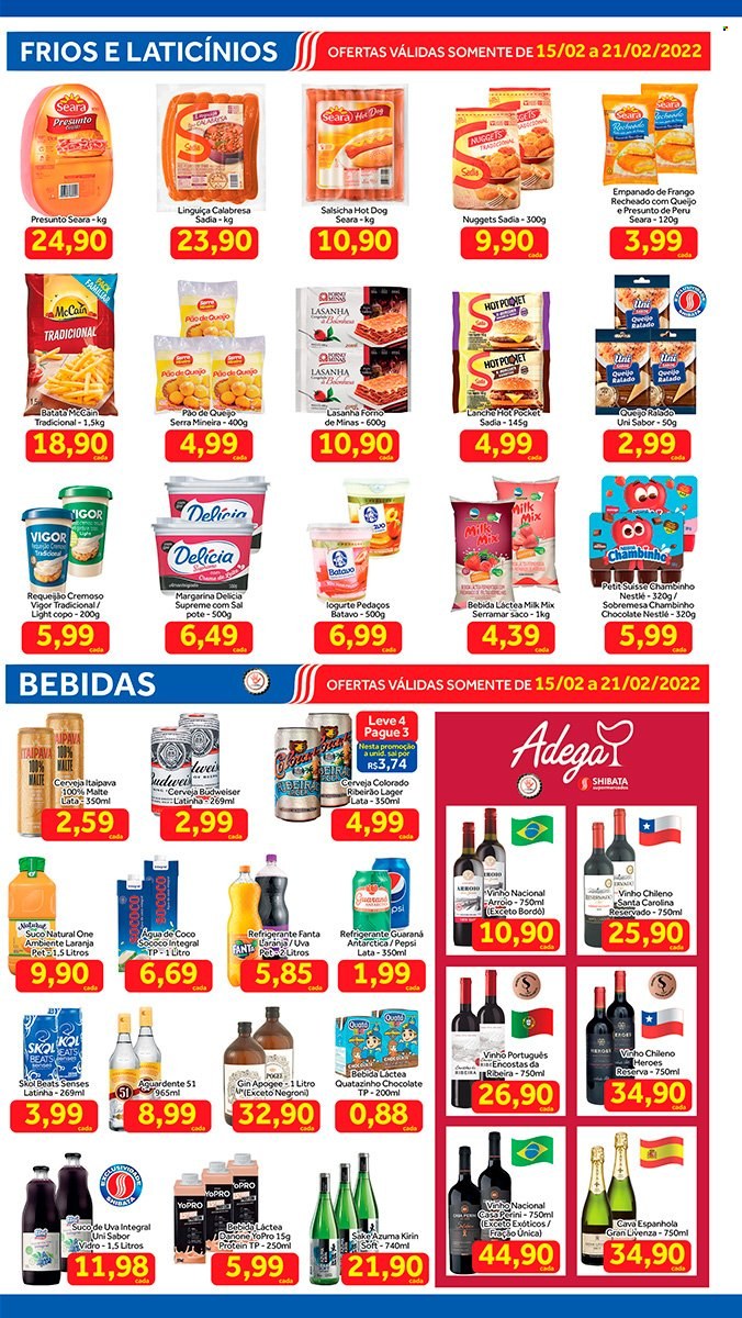 Folheto Shibata Supermercados - 15/02/2022 - 21/02/2022. Página 3