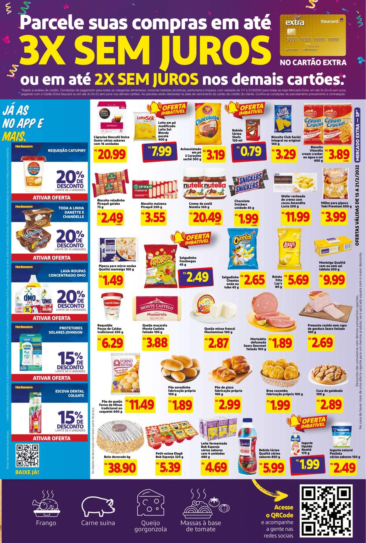 Folheto Mercado Extra - 15/02/2022 - 21/02/2022. Página 3