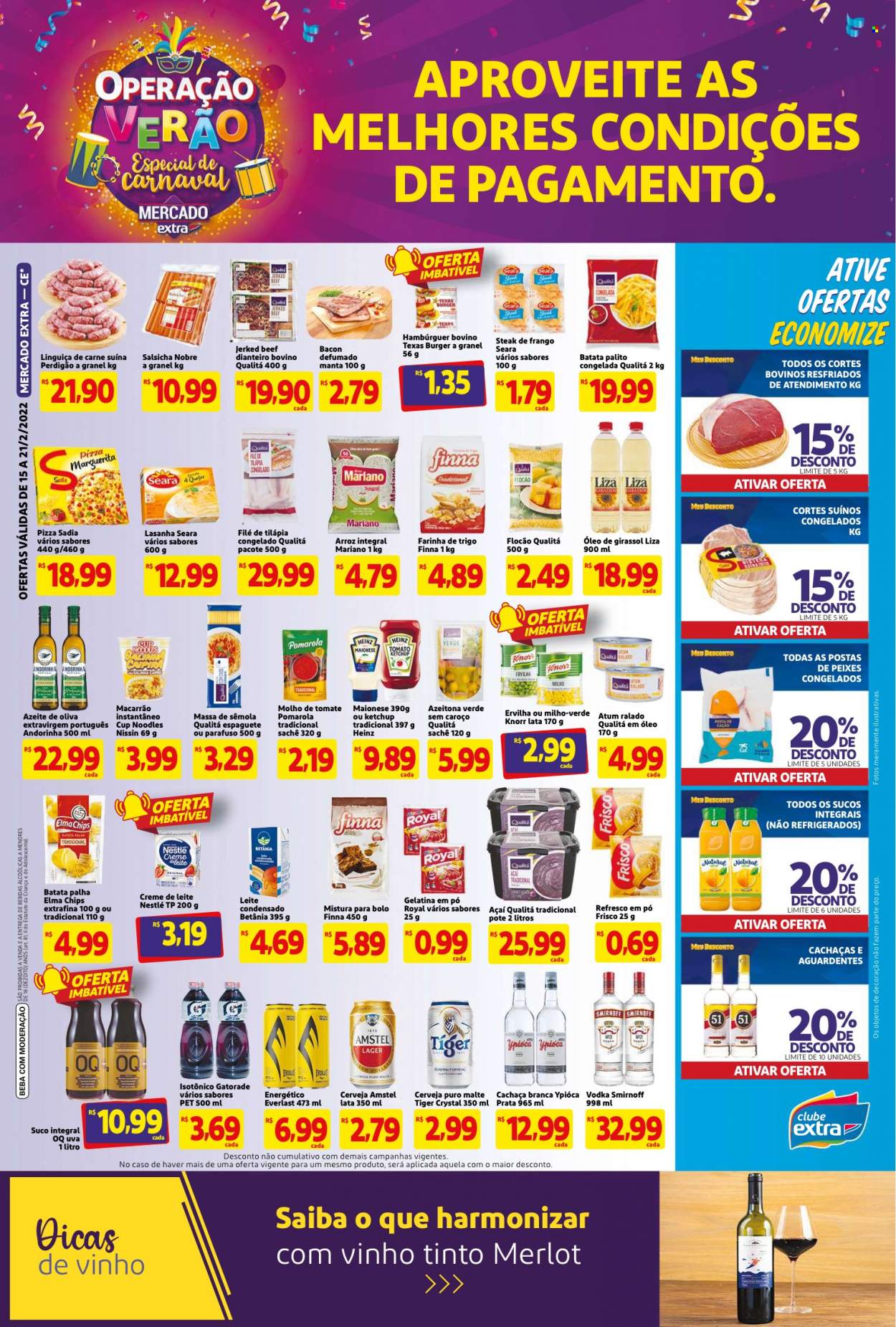 Folheto Mercado Extra - 15/02/2022 - 21/02/2022. Página 2