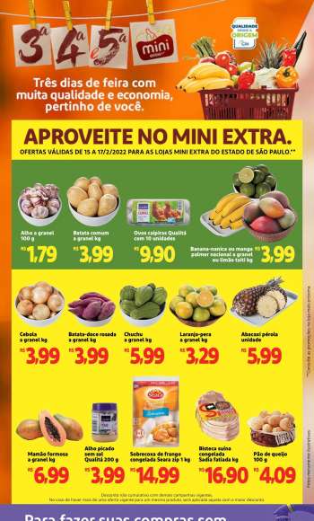 Folheto Mini Extra - 15/02/2022 - 17/02/2022.